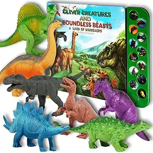 Li'l-Gen Dinosaur Toys and Sound Book for Kids