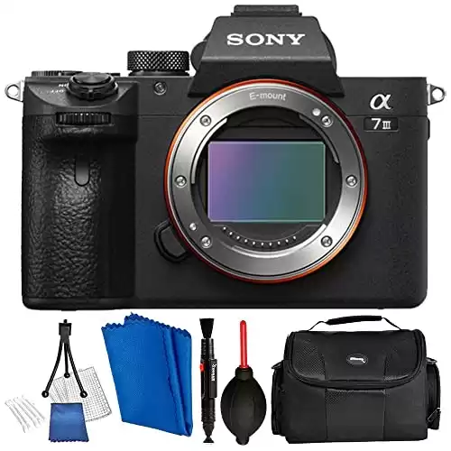 Sony Alpha a7 III Full Frame Mirrorless Digital Camera (Body Only) Bundle Kit