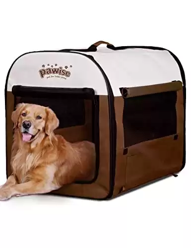 PAWISE Portable Soft Dog Crate