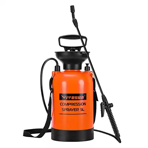 VIVOSUN 1.35 Gallon Pump Pressure Sprayer