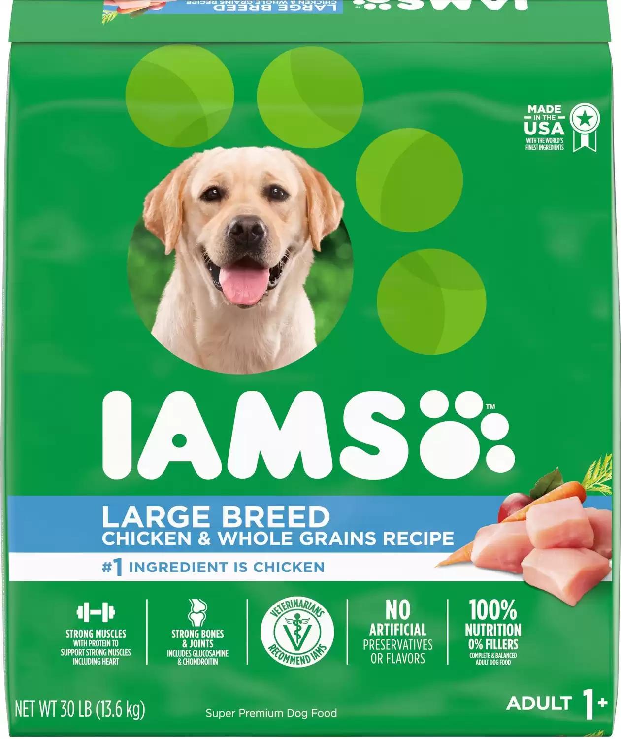Iams Adult Large Breed Real Chicken High-Protein