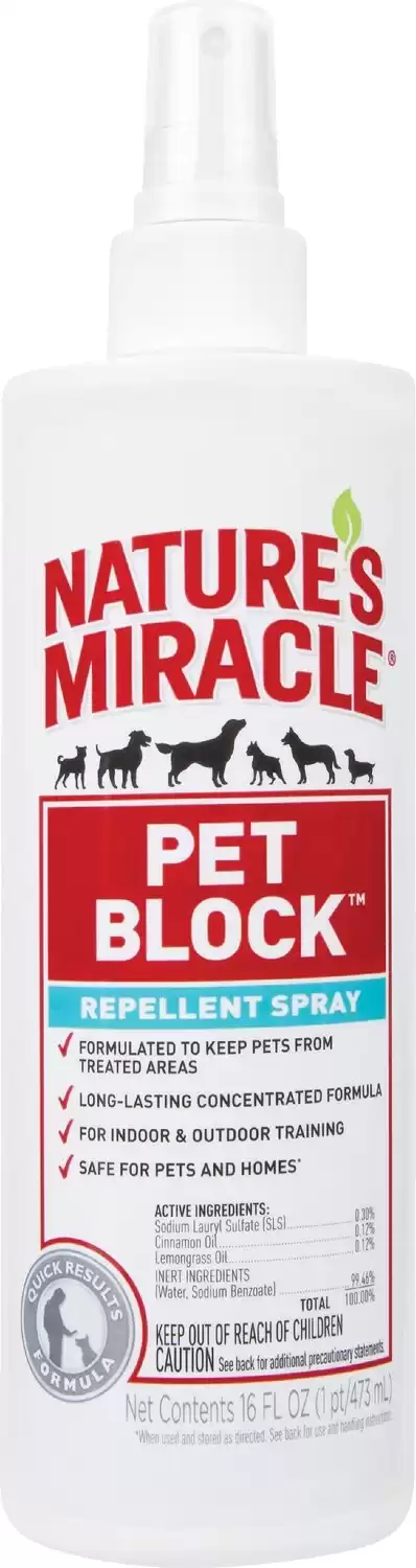 Nature's Miracle Pet Block Repellent Spray