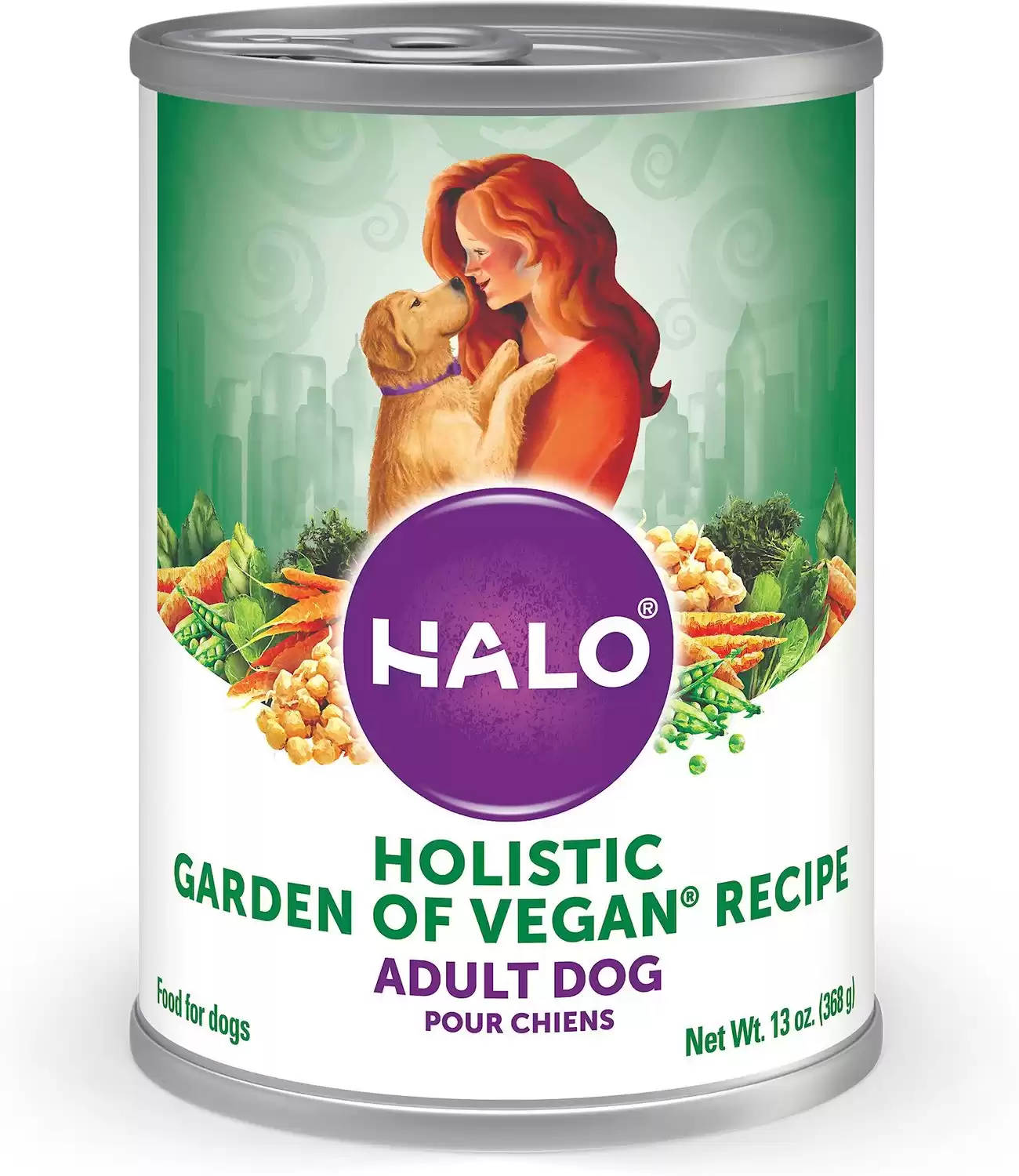 Halo Holistic Garden of Vegan Adult Canned Dog Food