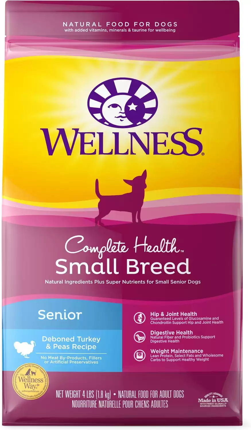 Wellness Small Breed Senior Dry Dog Food