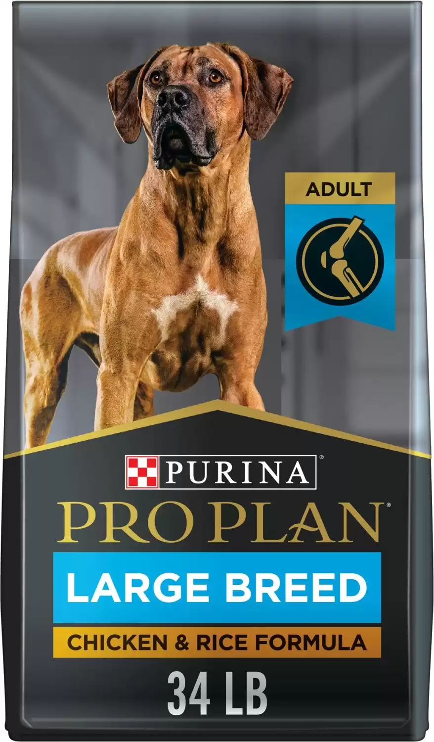 Purina Pro Plan Adult Large Breed Chicken & Rice Formula Dry Dog Food