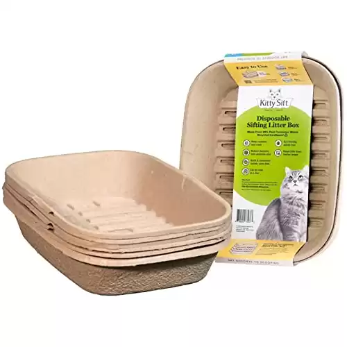 Kitty Sift Disposable Sifting Litter Box and Liners