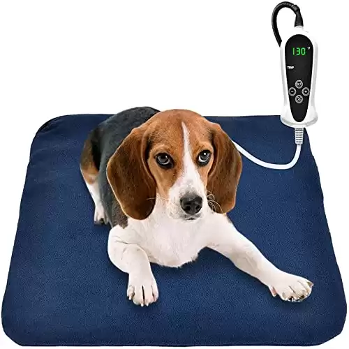RIOGOO Pet Heating Pad, Electric Heating Pad for Pets Indoor Warming Mat