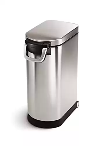 Simplehuman Stainless Steel Pet Food Storage Container