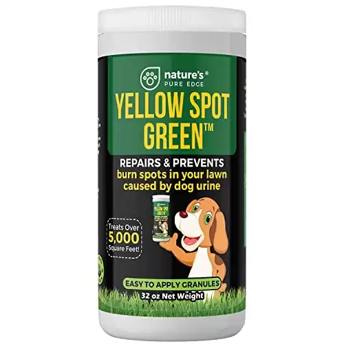 Yellow Spot Green™ Cures Urine Burns and Prevents Yellow Spots in Your Yard