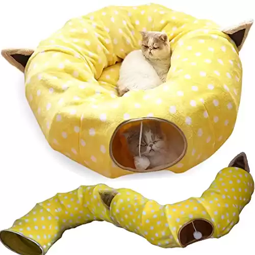 Cat Tunnel with Central Mat