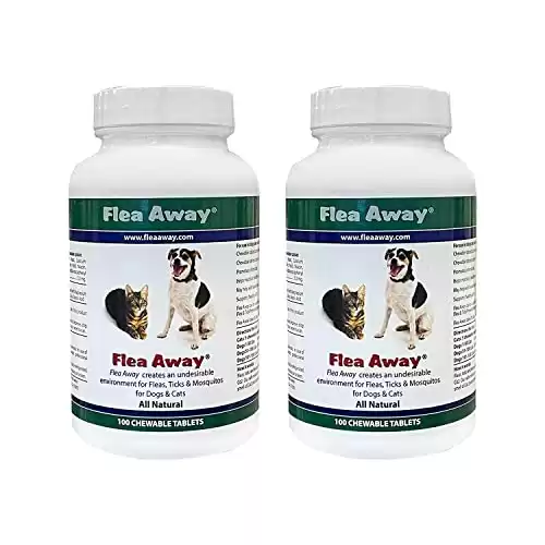 Flea Away All Natural Supplement for Cats and Dogs