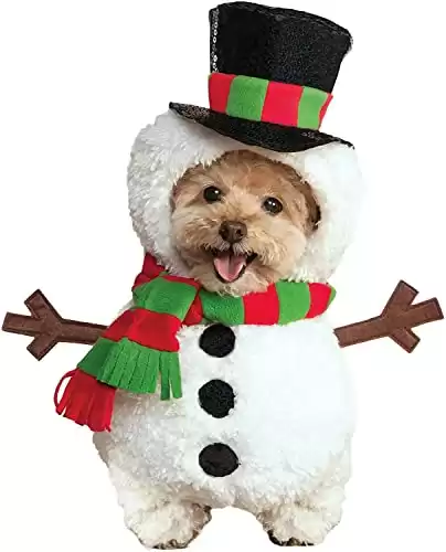 Rubie's Walking Snowman Pet Costume