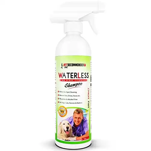 Vet Recommended Waterless Dog Shampoo