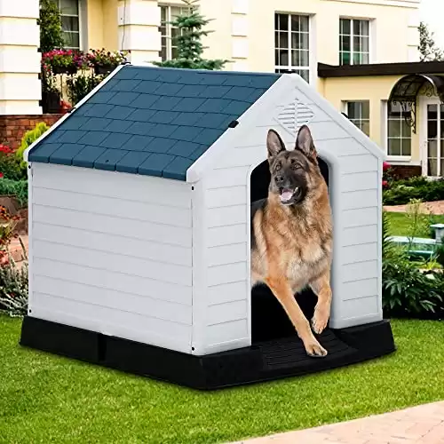 Dkeli, white Large Dog House