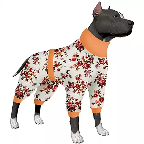 LovinPet Dog Onesie Pajamas Jumpsuit for Dogs Large Breeds