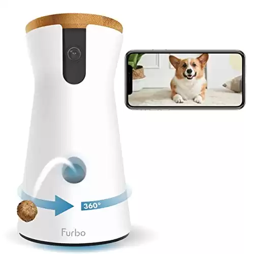 Furbo 360° Dog Camera: Rotating 360° View Wide-Angle Pet Camera