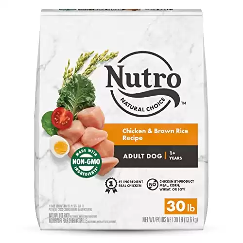 NUTRO NATURAL CHOICE Adult Dry Dog Food, Chicken & Brown Rice Recipe