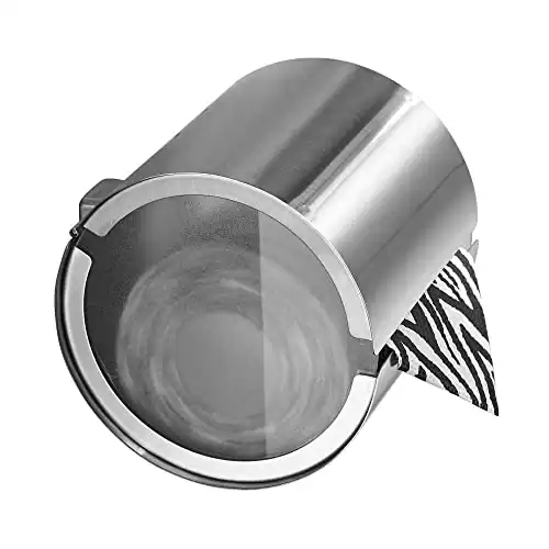 JunSun Cat-Proof Toilet Paper Holder Stainless Steel Brushed Nickel