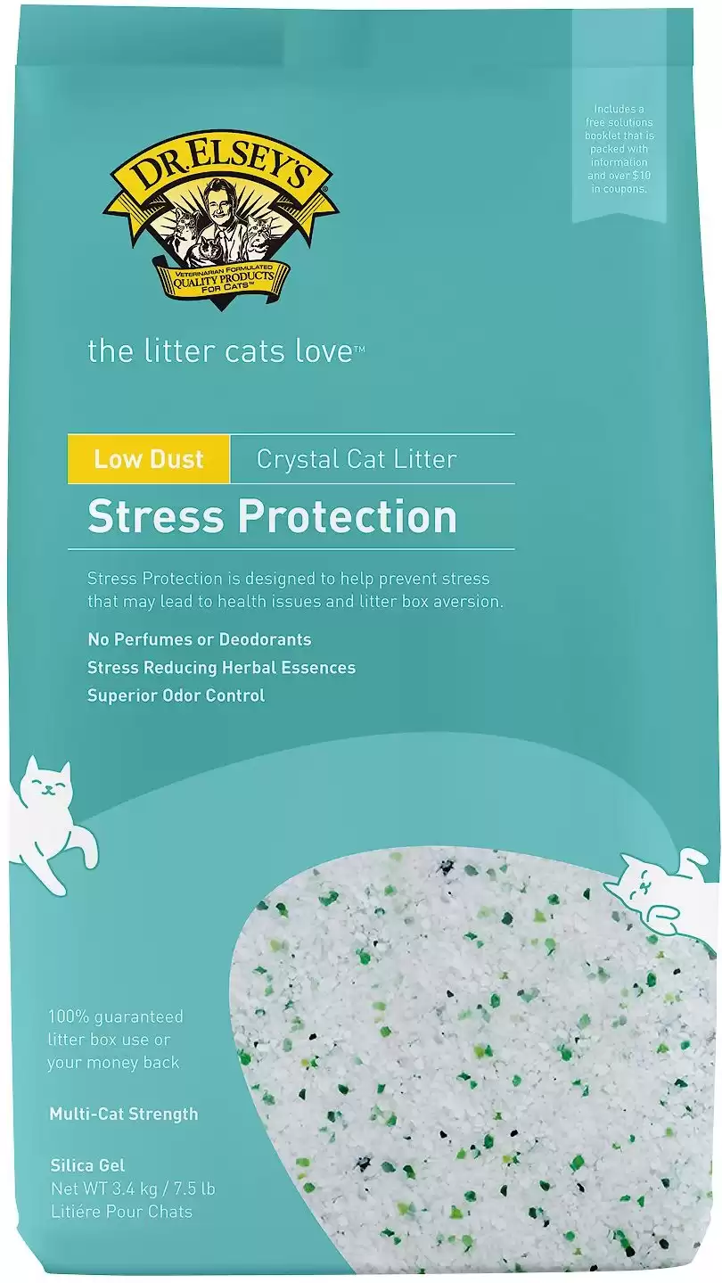 Dr. Elsey's Stress Protection Unscented Non-Clumping Crystal Cat Litter
