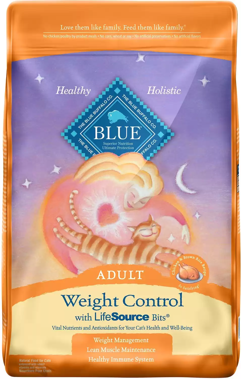 Blue Buffalo Tastefuls Weight Control Natural Chicken Adult Dry Cat Food