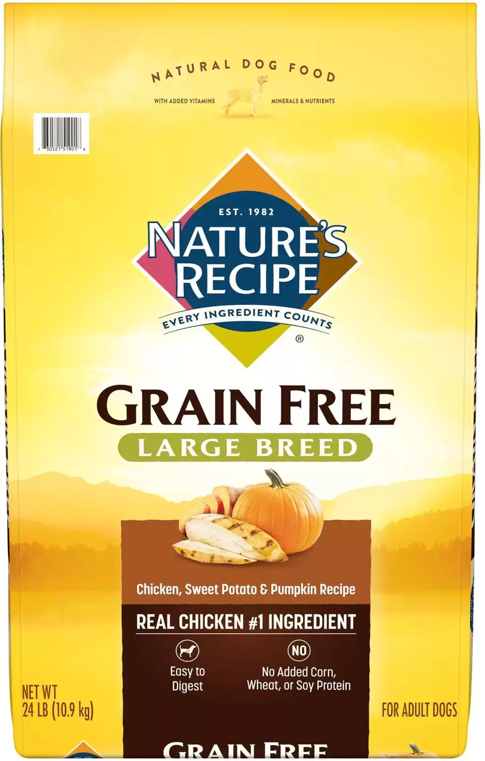 Nature's Recipe Grain Free Large Breed Dry