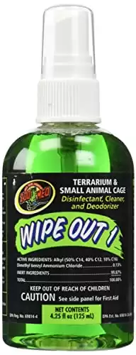 Best For Small Cages: Zoo Med Wipe Out 1 