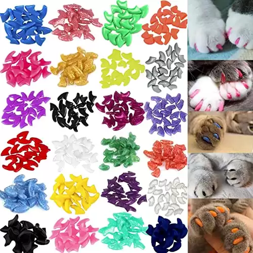 VICTHY Colorful Cat Nail Caps