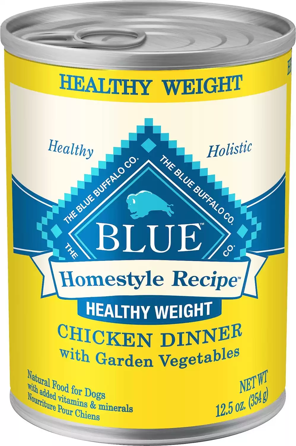 Blue Buffalo Homestyle Recipe Healthy Weight Chicken Dinner with Garden Vegetables & Brown Rice Canned Dog Food