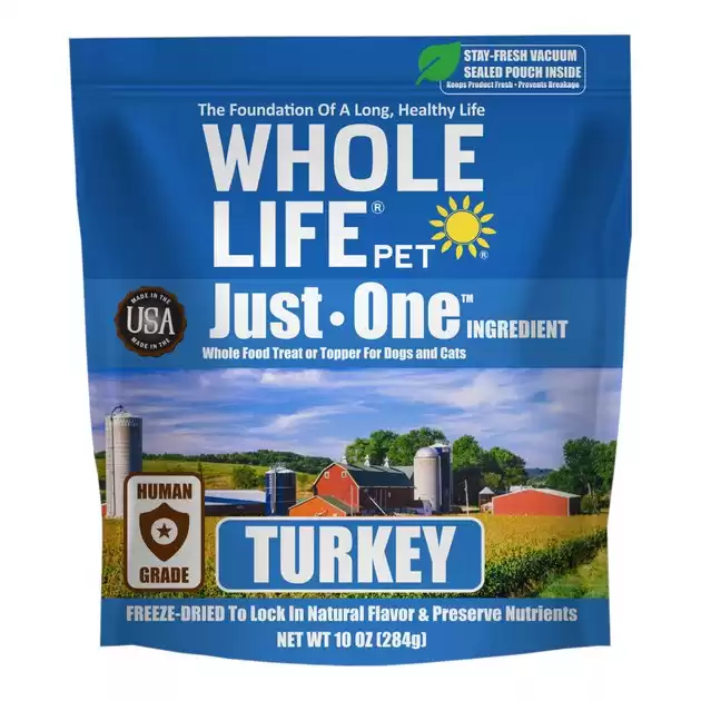 Whole Life Just One Ingredient Pure Turkey Breast Freeze-Dried Treats