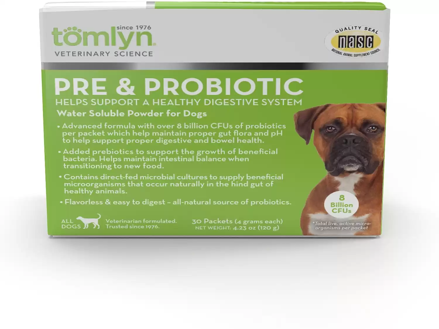 Tomlyn Pre & Probiotic Powder Digestive Supplement