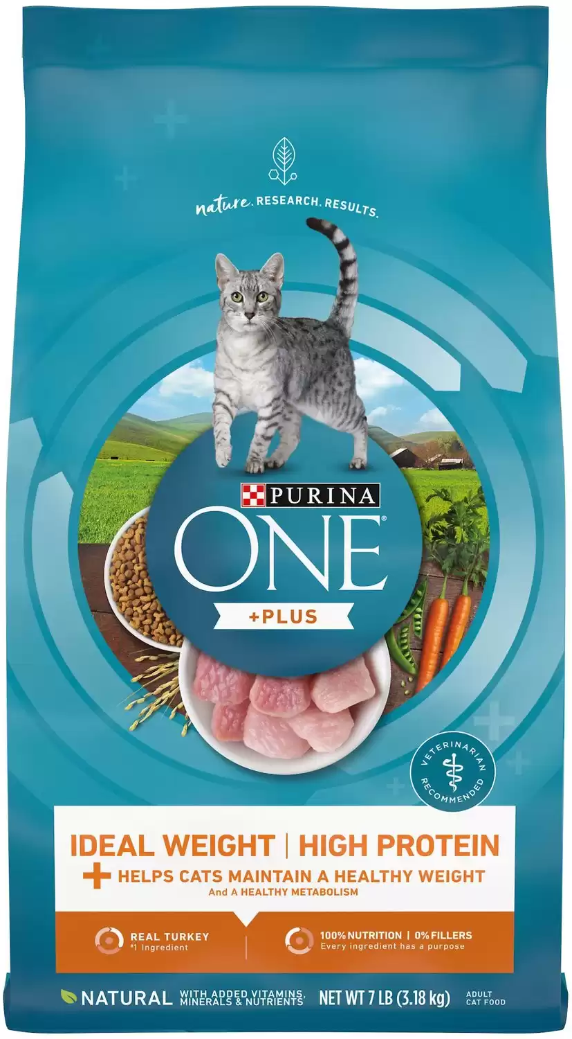 Purina ONE Ideal Weight Adult Dry Cat Food