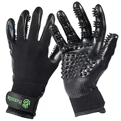 Handson Pet Grooming Gloves
