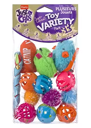 HARTZ Just For Cats Toy Variety Pack - 13 Piece