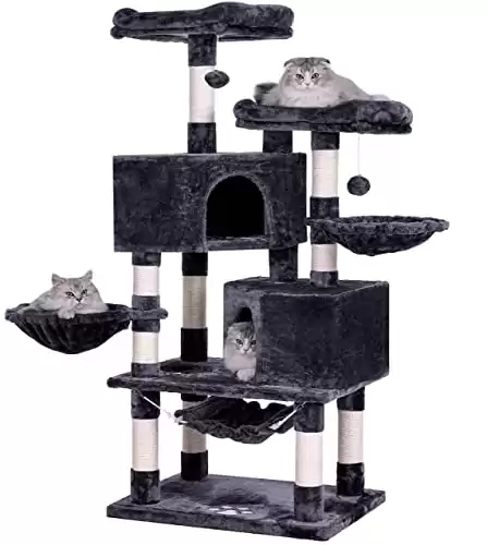 BEWISHOME Multi-Level Cat Tree Condo
