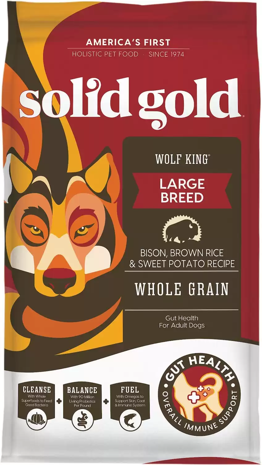 Solid Gold Wolf King Bison & Brown Rice Recipe