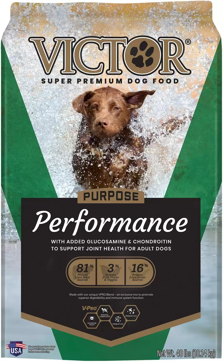 VICTOR Purpose Performance Formula Dry Dog Food