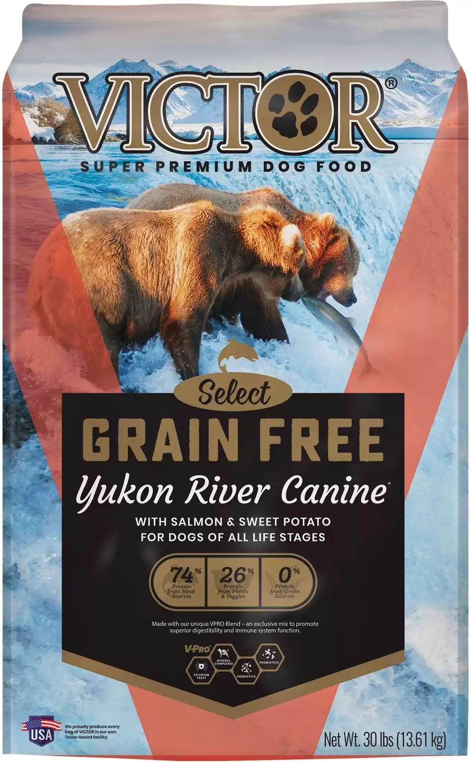 VICTOR Select Yukon River Canine Recipe Grain-Free Dog Food