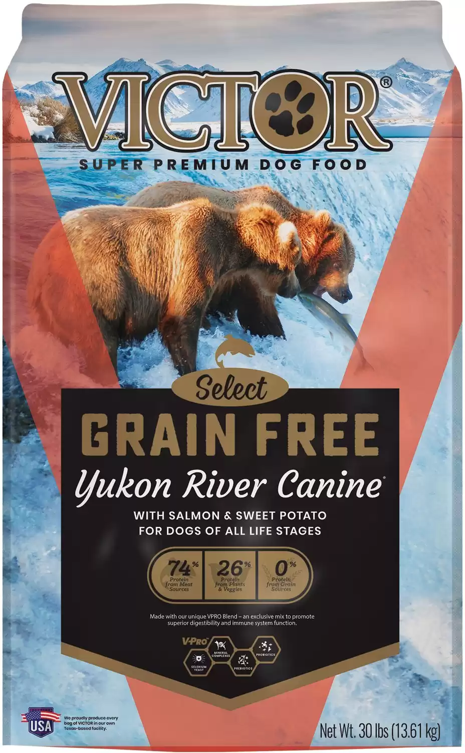 VICTOR Select Yukon River Dog Recipe Grain Free Dog Food