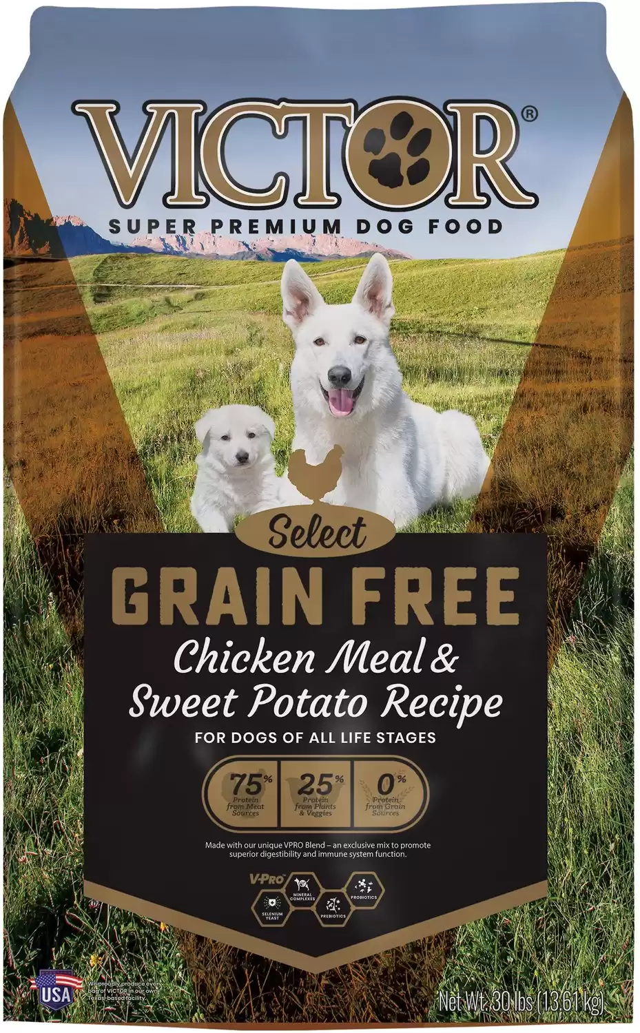 VICTOR Select Chicken Meal & Sweet Potato Recipe Grain-Free