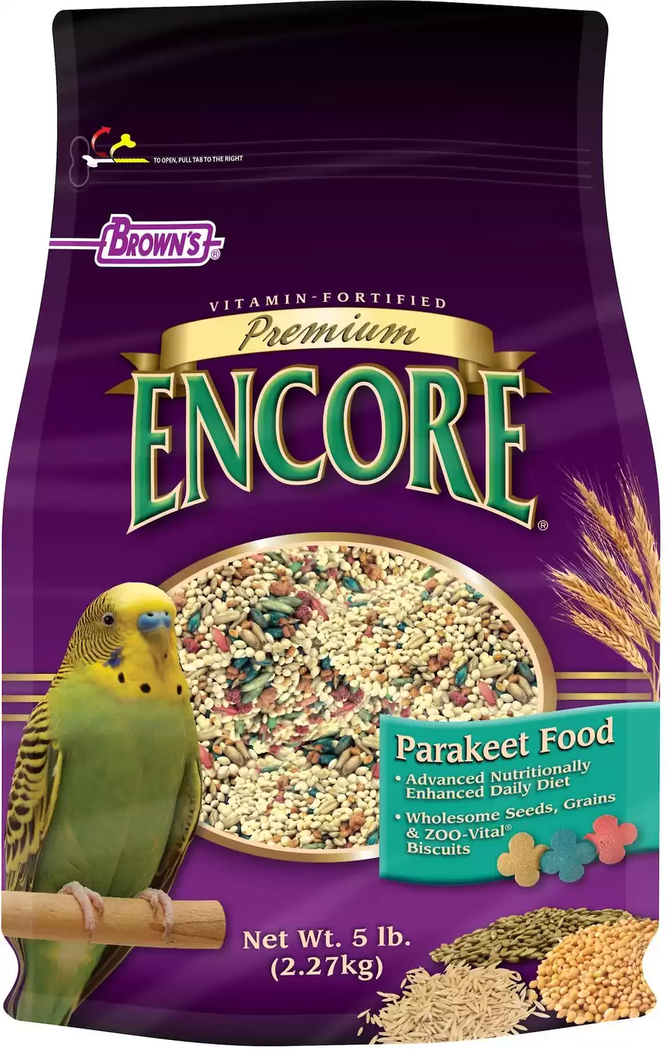 Brown's Encore Premium Parakeet Food