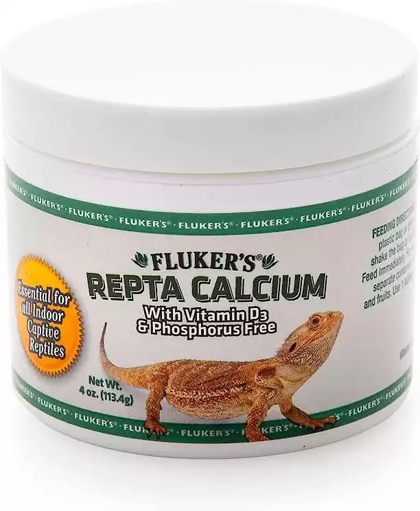Fluker's Calcium with Vitamin D3 Indoor Reptile Supplement