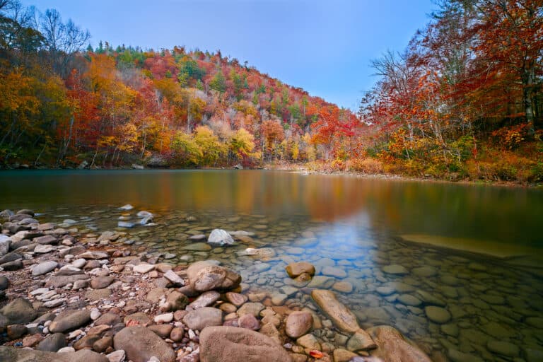 The Cumberland River at Big South Fork National River