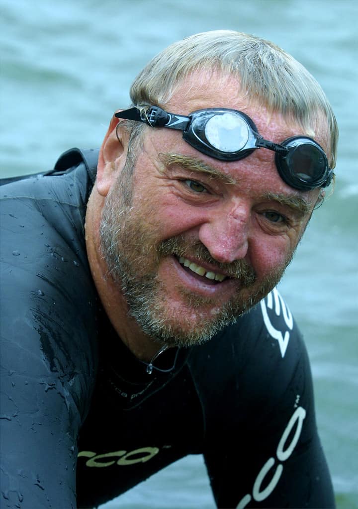 Martin Strel swimming the Amazon River