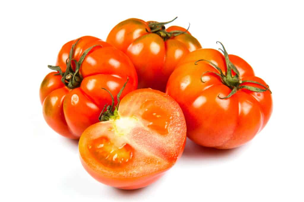 The biggest beefsteak tomatoes can weigh one pound or more