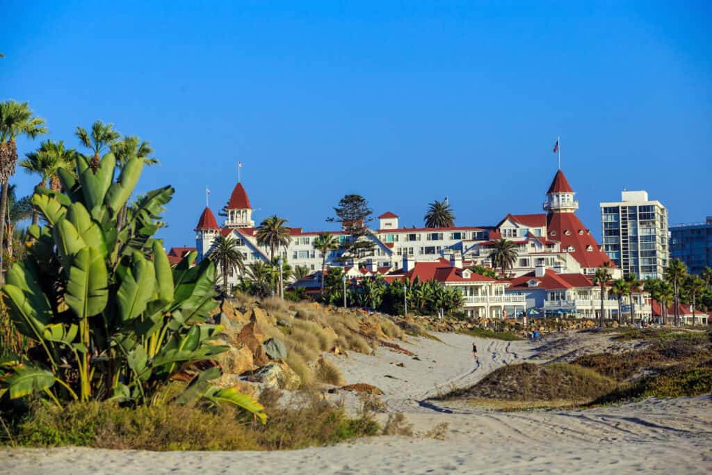 Victorian Hotel del Coronado in San Diego