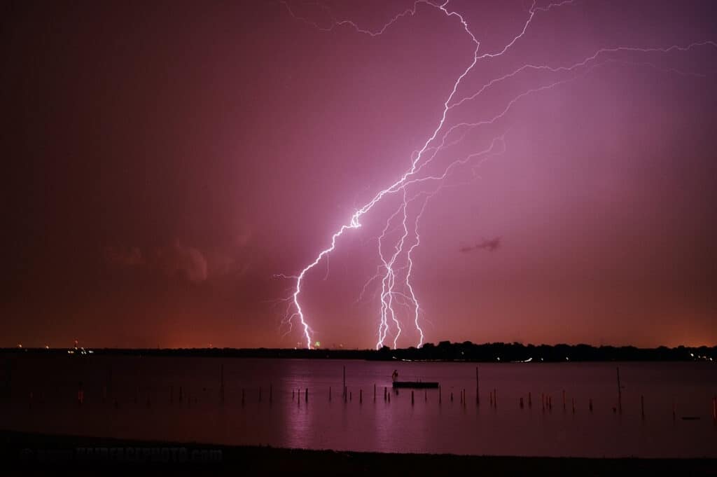 The tallest things in the area are usually struck by lightning.