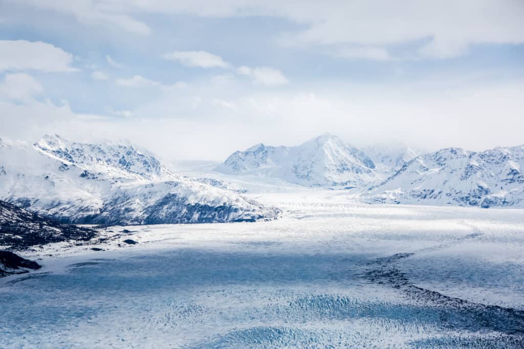 snow in alaska