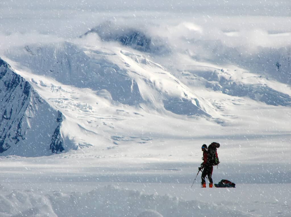 snow in alaska