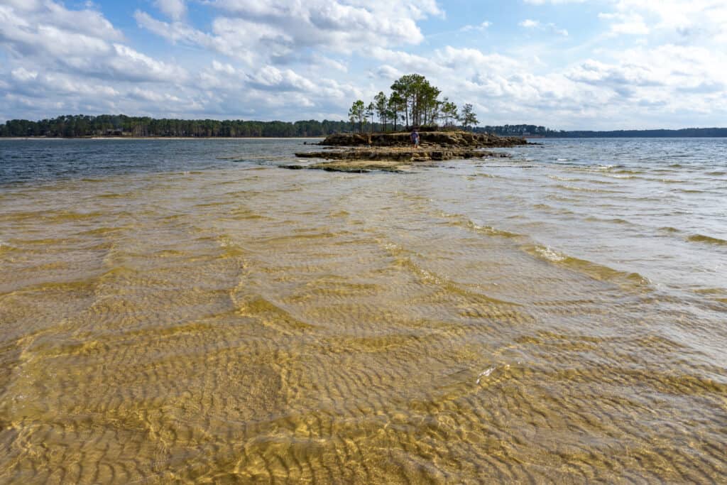 Sam Rayburn reservoir in Texas