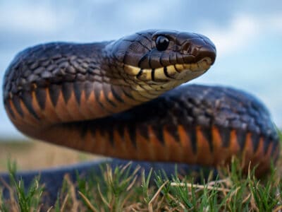 A This Indigo Snake Makes Quick Work of an Enemy Rattler